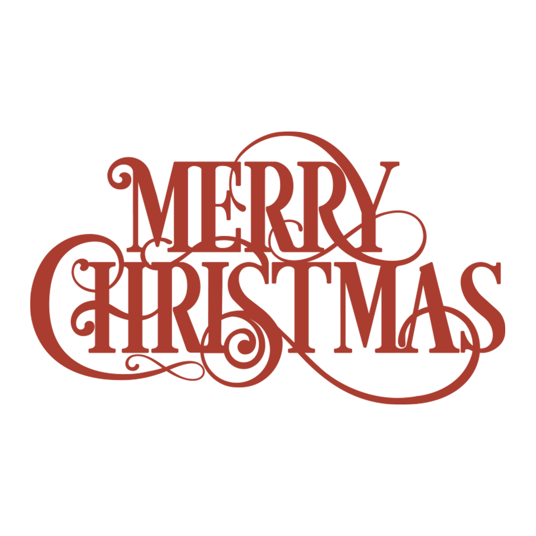 Letrero Merry Christmas B Rojo 55cms - Decoración Navideña - The Christmas  Planners