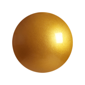 Esfera metalizada amarilla