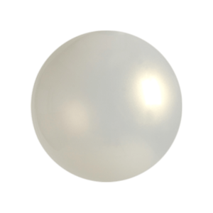 Esfera metalizada Blanco perla